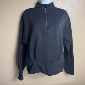 Athleta Fleece Lined Quarter Zip Pullover